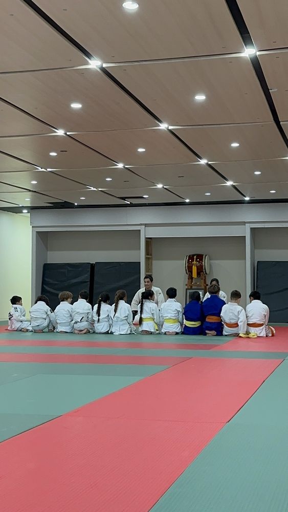 Little Judokas training at San Diego Judo